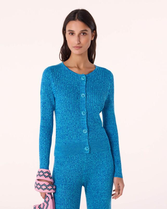 Kujten Cardigan Telia Cardigan Soie-Cachemire Court