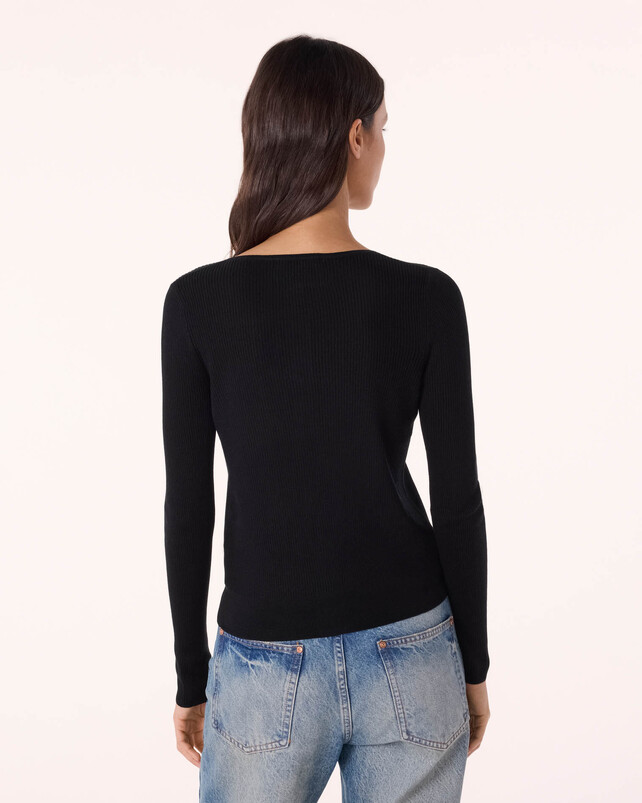 Kujten Cardigan Thiziri Cardigan Court Cachemire Et Soie 1 Fil