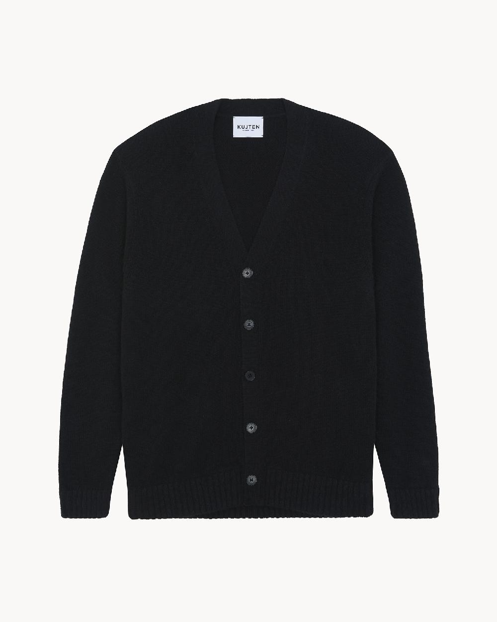 Kujten Cardigan Tiago Pull Cachemire Homme Col V 4 Fils