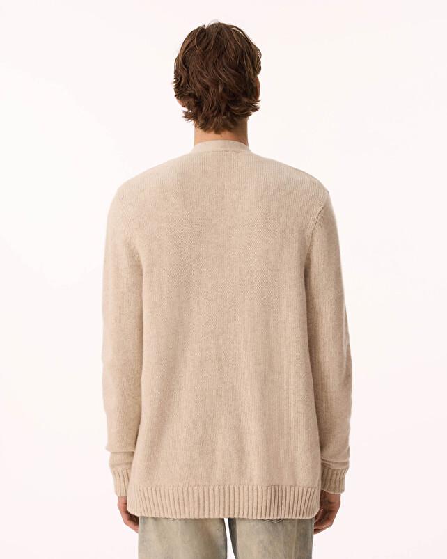 Kujten Cardigan Tiago Pull Cachemire Homme Col V 4 Fils