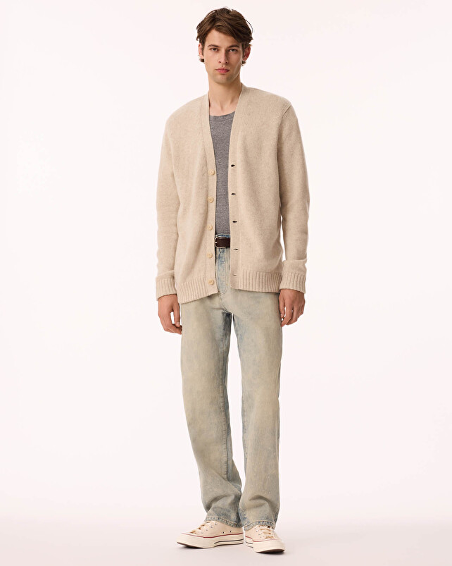 kujten Cardigan tiago Pull Cachemire Homme Col V 4 fils