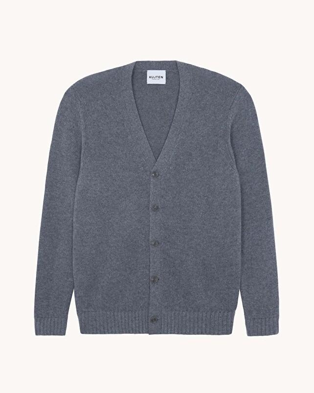 kujten Cardigan tiago Pull Cachemire Homme Col V 4 fils
