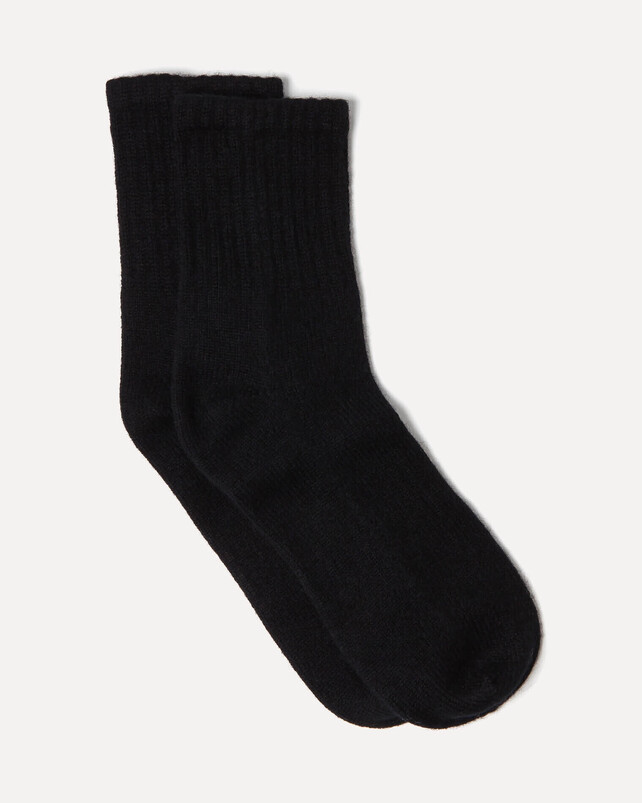 kujten Chaussettes socks Chaussettes Courtes Cachemire Couleur Unie 4 fils