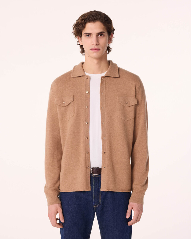 Kujten Chemise Julius Chemise Cachemire Homme Poches Poitrine