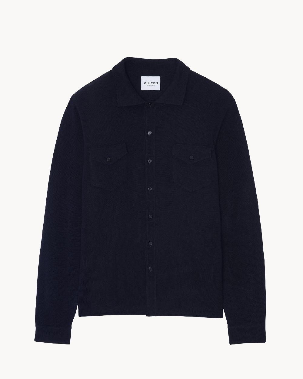 Kujten Chemise Julius Chemise Cachemire Homme Poches Poitrine 2 Fils