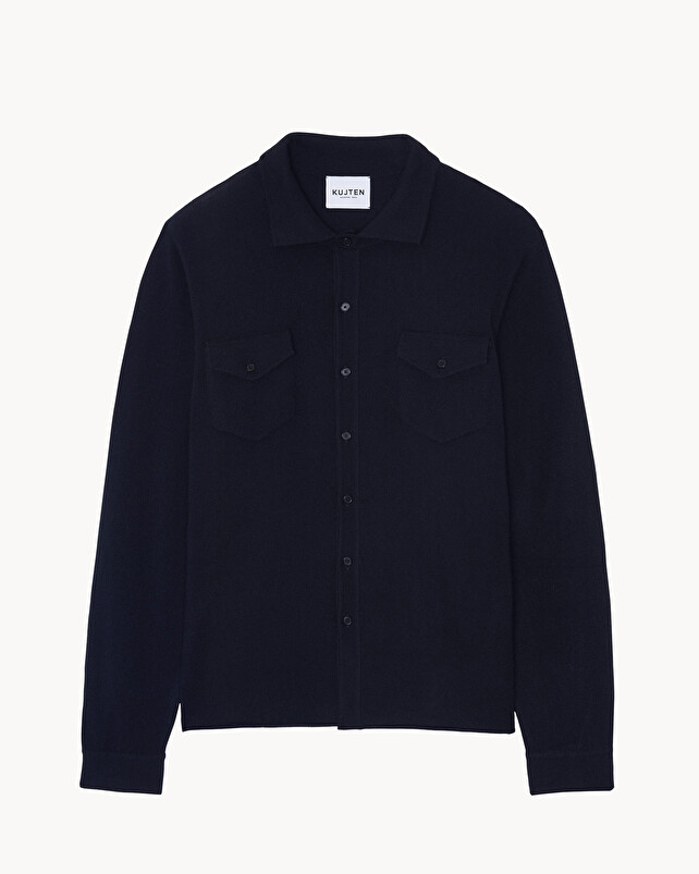 kujten Chemise julius Chemise Cachemire Homme Poches Poitrine 2 fils