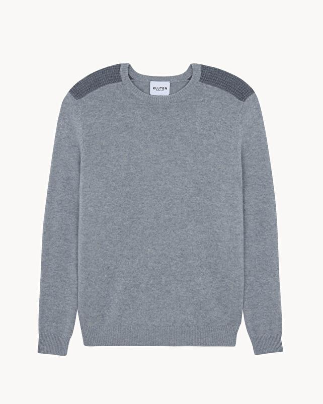 Kujten Crewneck Donatien Pull Crewneck Cachemire 2 Fils