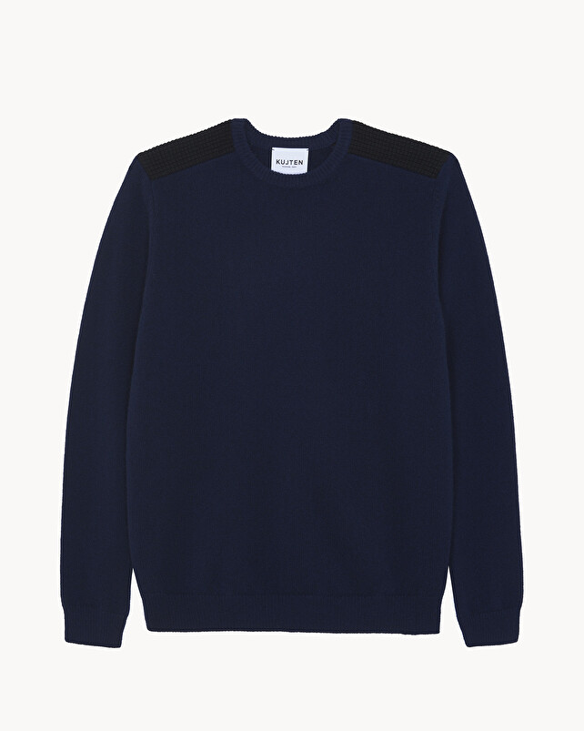 kujten Crewneck donatien Pull Crewneck Cachemire 2 fils