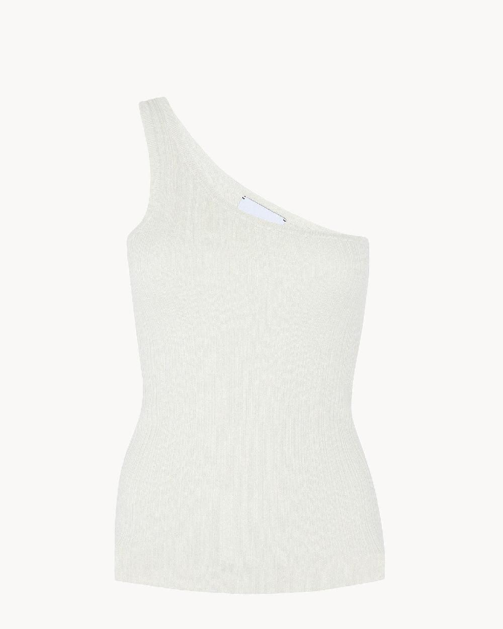 Kujten Débardeur Anggun Débardeur Asymétrique Soie Et Cachemire 1 Fil