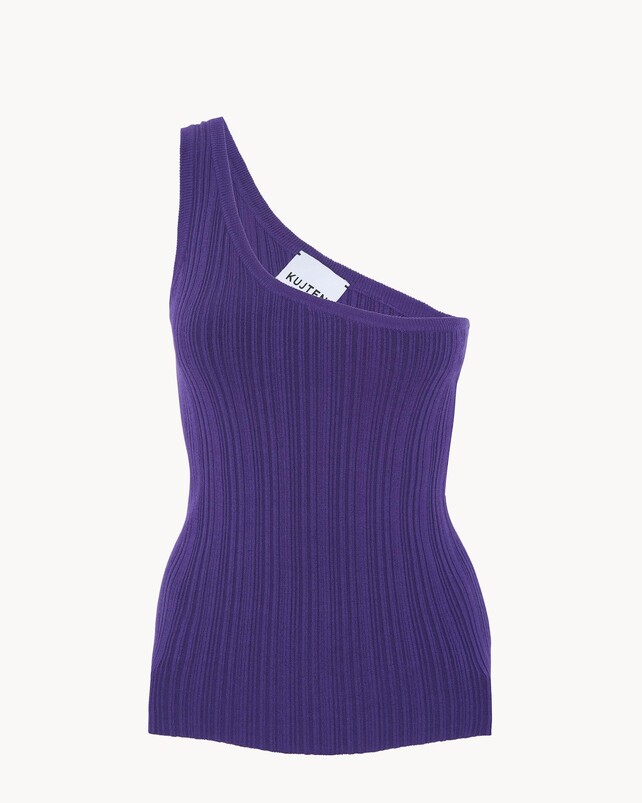 kujten Débardeur anggun Débardeur Asymétrique Soie et Cachemire 1 fil