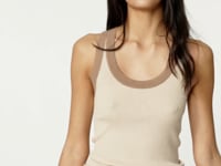 Kujten Débardeur Nael Cb Débadeur Soie-Cachemire Colorblock 1 Fil