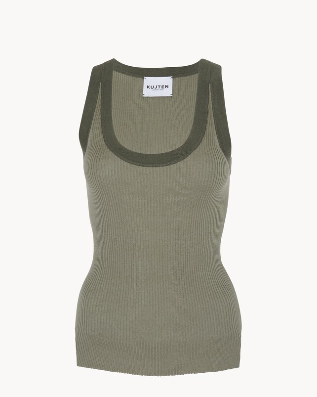 kujten Débardeur nael cb Débadeur Soie-Cachemire Colorblock 1 fil