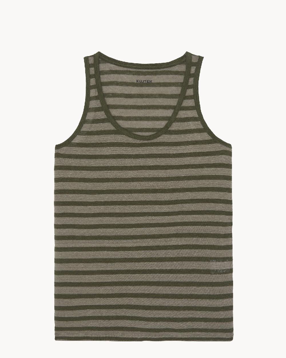 Kujten Débardeur Soft Stripes Débardeur Marinière Rayé Lin