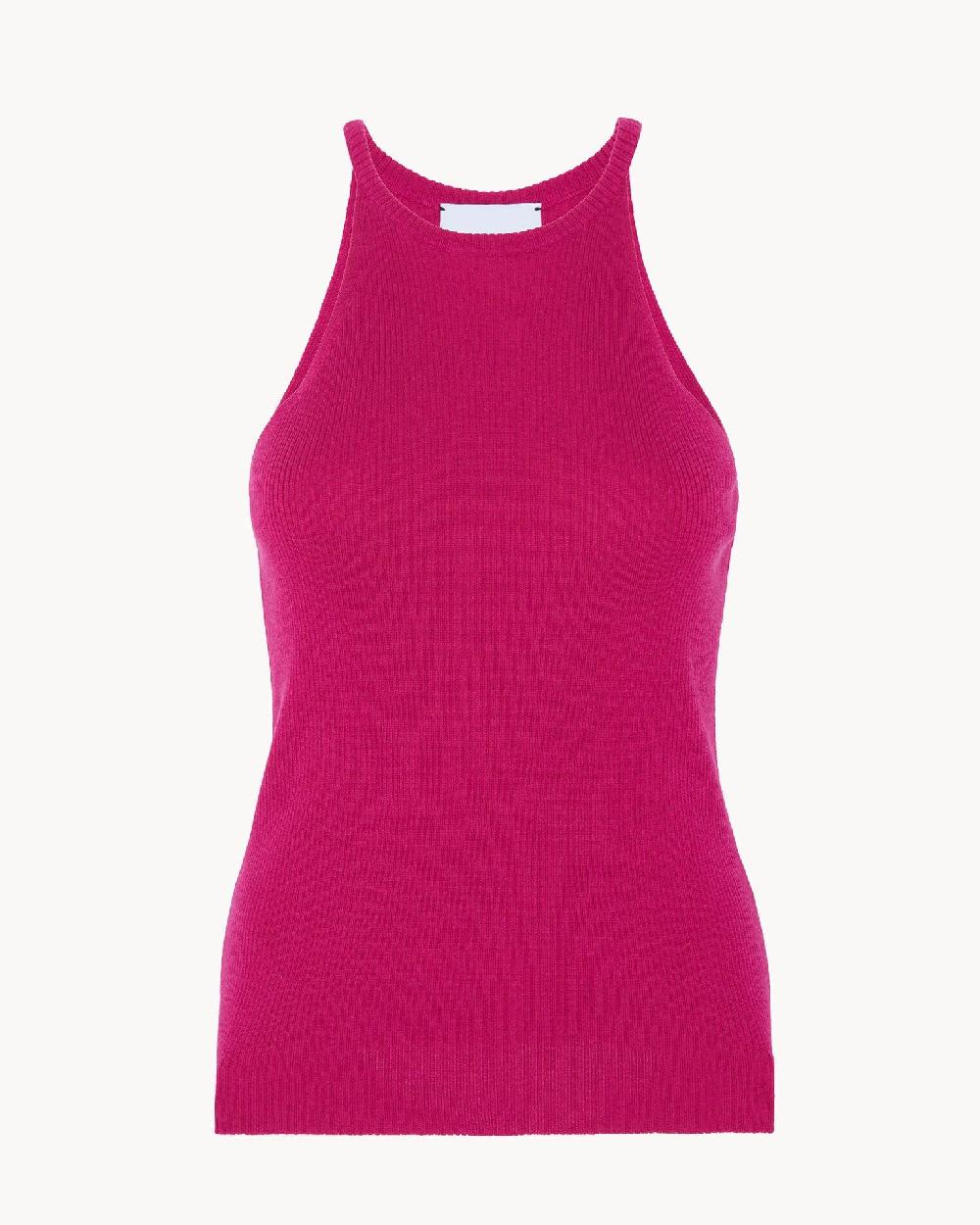 Kujten Débardeur Yael Débardeur Échancré Soie Et Cachemire 1 Fil