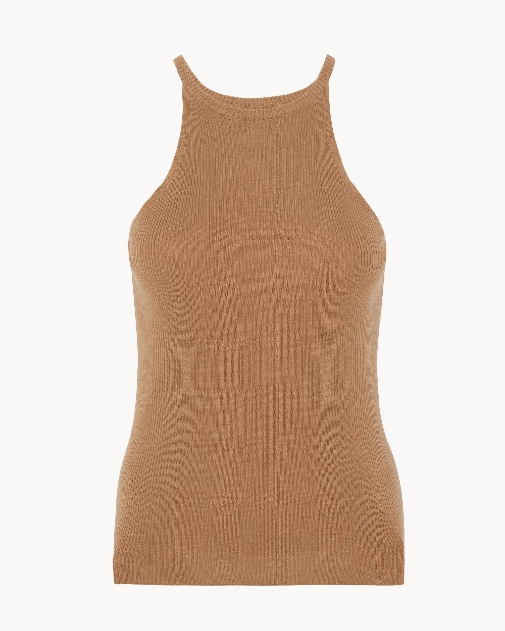 Kujten Débardeur Yael Débardeur Échancré Soie Et Cachemire 1 Fil