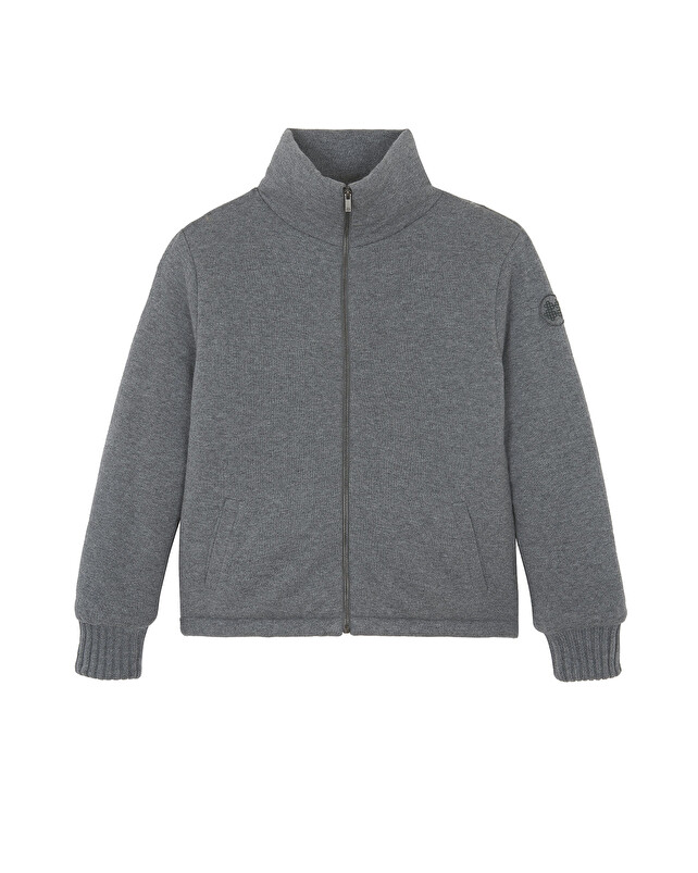 kujten Doudoune bj down hnk Doudoune Cachemire Manches Longues 2 fils