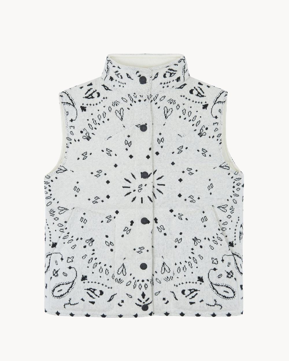 Kujten Doudoune Mouligan Bandana Doudoune Cachemire Femme 2 Fils