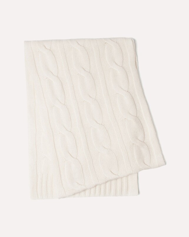 kujten Écharpe nalo Écharpe cachemire tricotage torsadé 6 fils