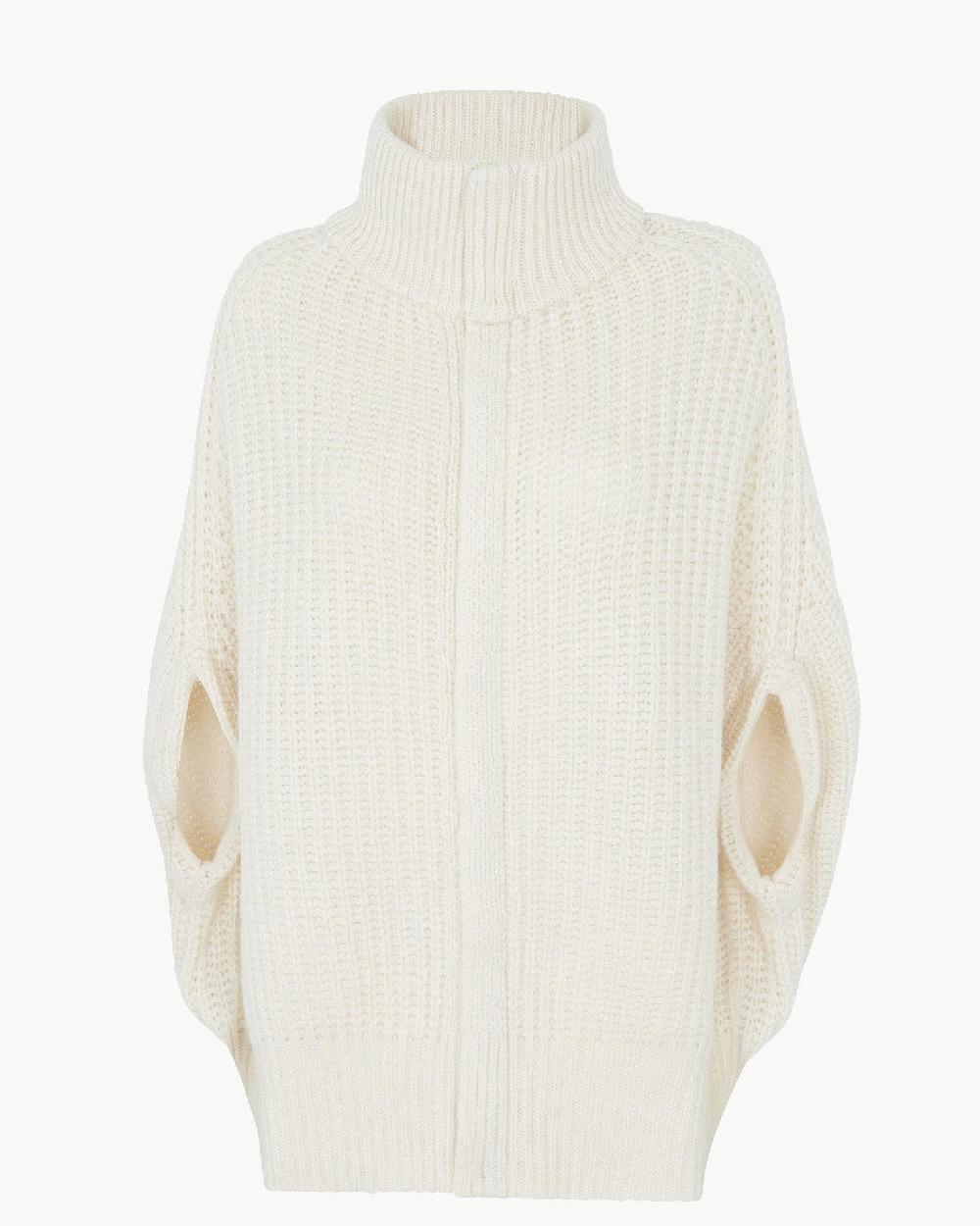 Kujten Gilet India Blouson Sans Manche Cachemire Zippé 10 Fils