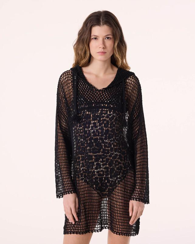 Kujten Gilet Katousha Gilet Coton Cachemire Crochet