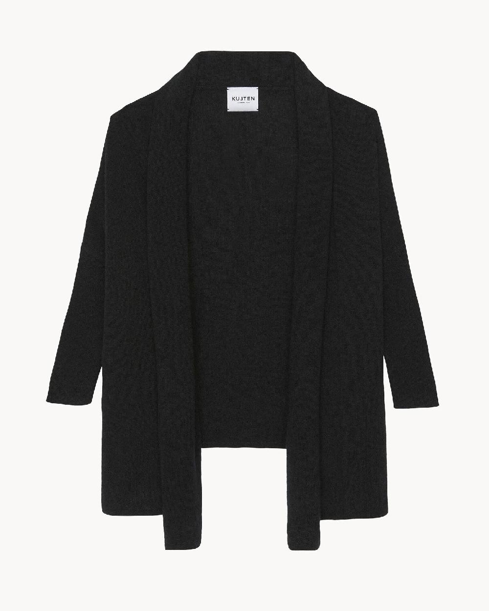 Kujten Gilet Louka Gilet Cachemire Femme Col Châle 2 Fils