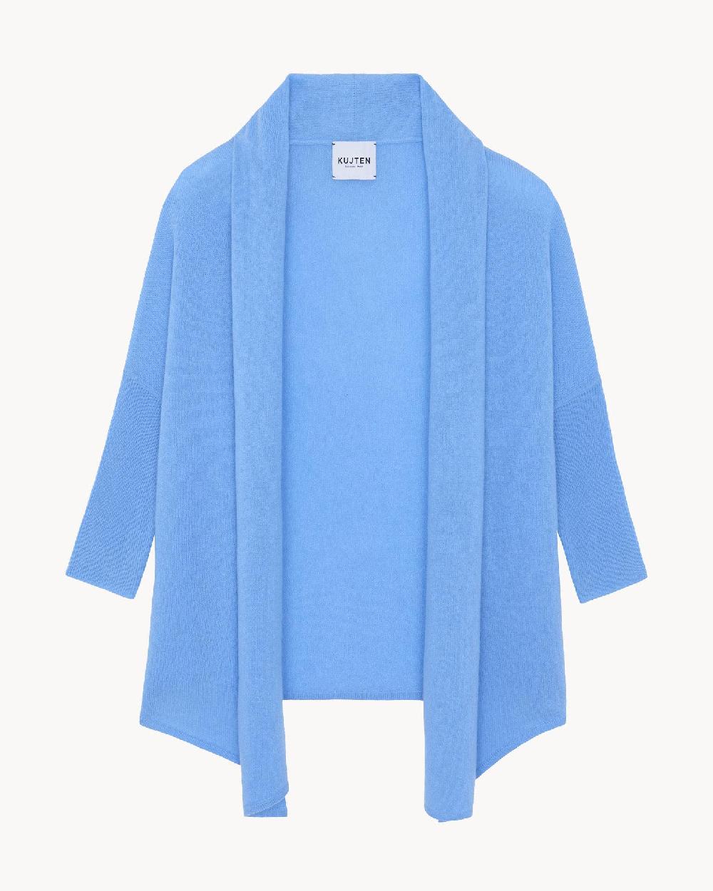 Kujten Gilet Louka Gilet Cachemire Femme Col Châle 2 Fils