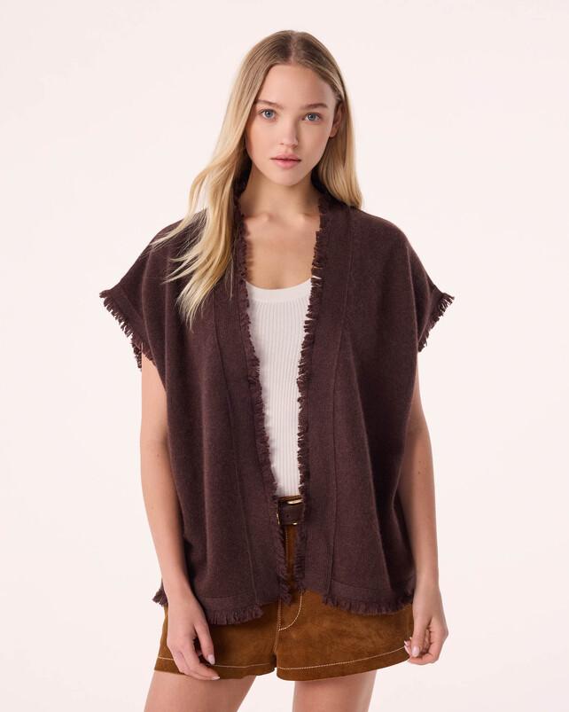 Kujten Gilet Nessa Gilet Cachemire Sans Manches 4 Fils