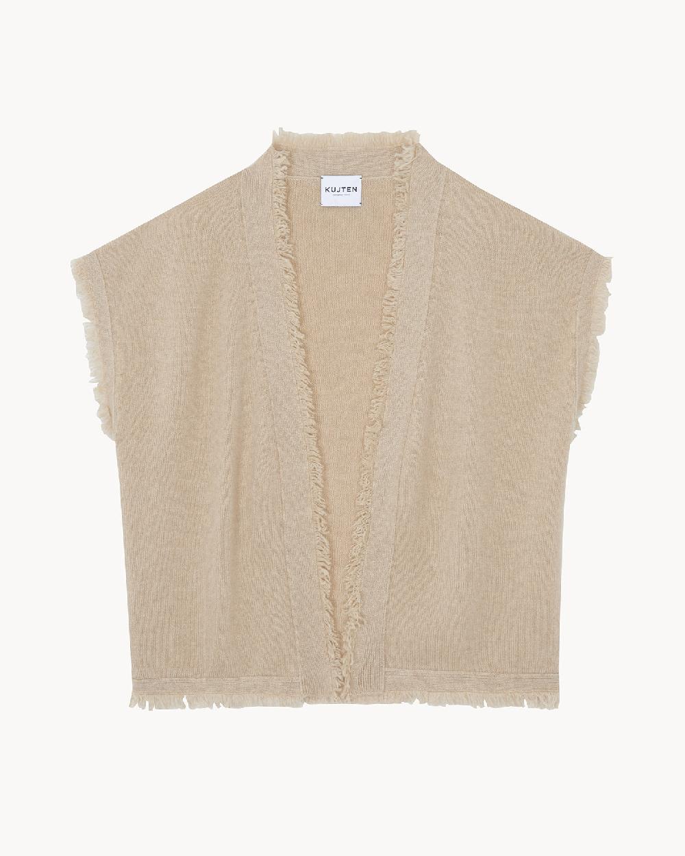 Kujten Gilet Nessa Gilet Cachemire Sans Manches 4 Fils