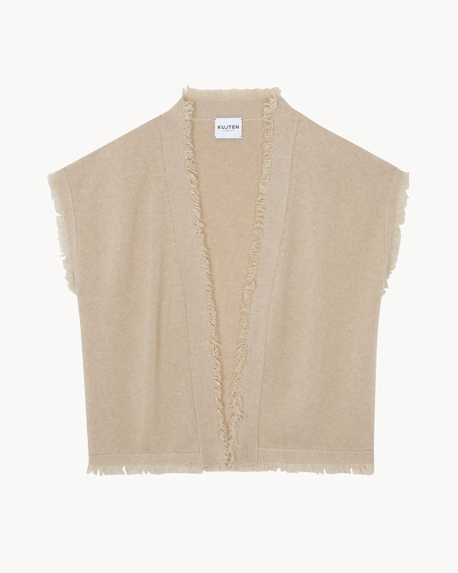 kujten Gilet nessa Gilet Cachemire Sans Manches 4 fils