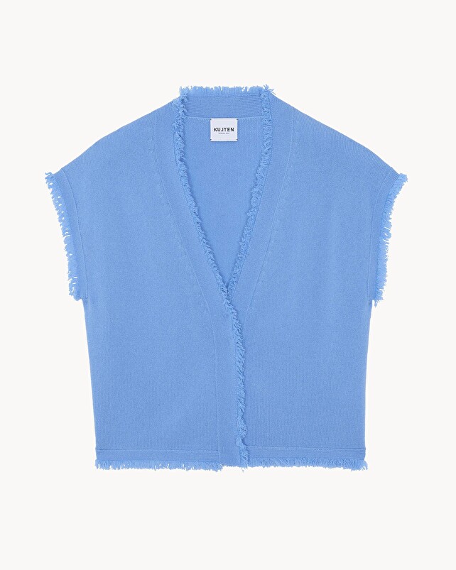 kujten Gilet nessa Gilet Cachemire Sans Manches 4 fils