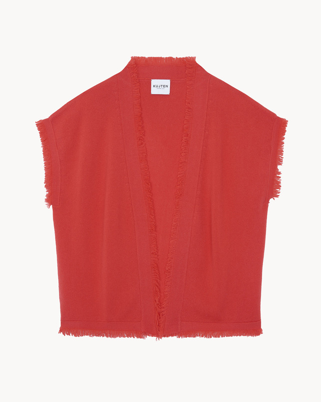 Kujten Gilet Nessa Gilet Cachemire Sans Manches 4 Fils