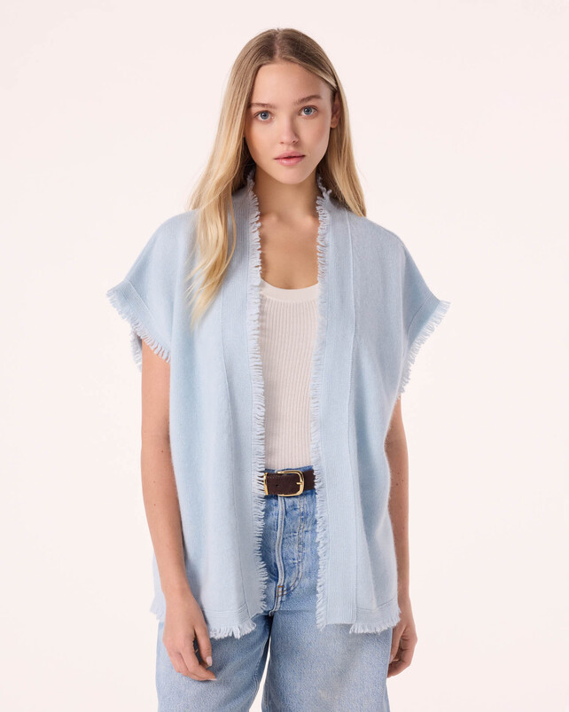 Kujten Gilet Nessa Gilet Cachemire Sans Manches 4 Fils