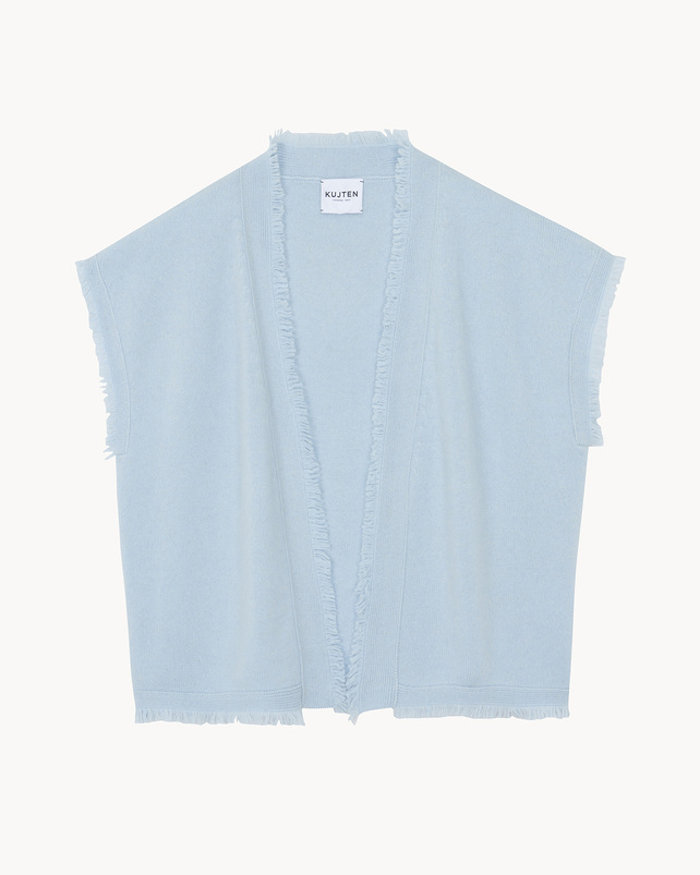 Kujten Gilet Nessa Gilet Cachemire Sans Manches 4 Fils