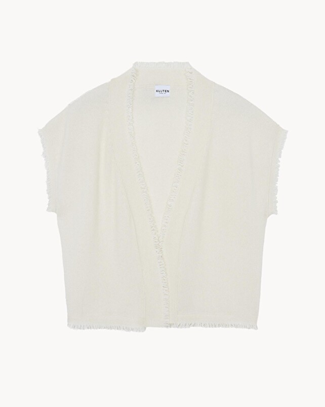 kujten Gilet nessa Gilet Cachemire Sans Manches 4 fils