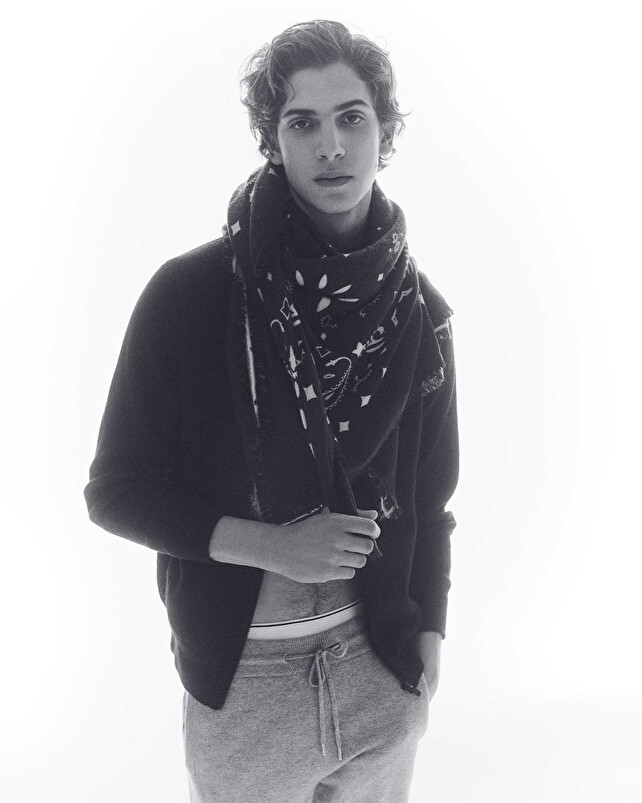 kujten Gilet rony Gilet cachemire à capuche zippé homme