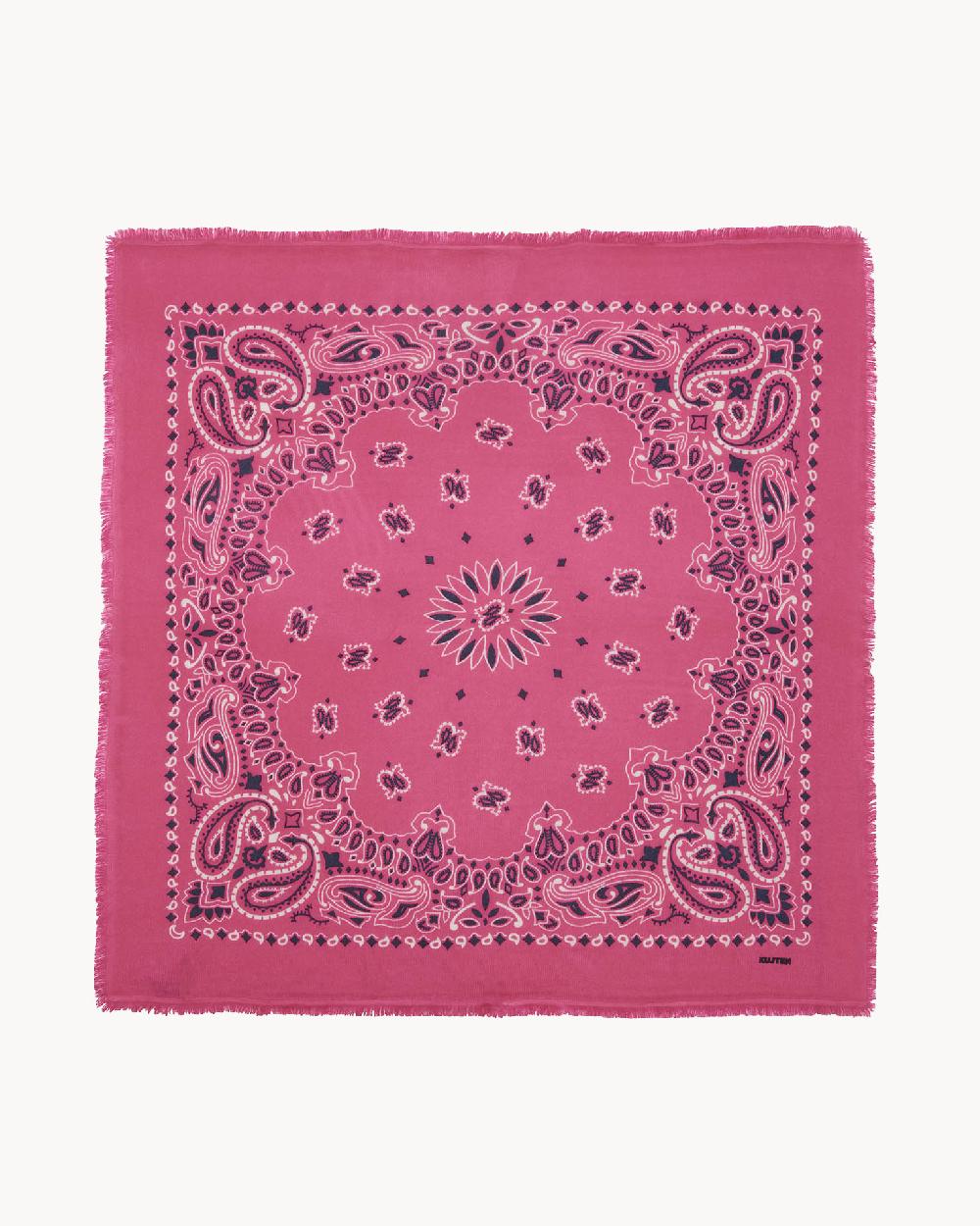 Kujten Grand Bandana Hachiko Bico Grand Bandana Cachemire 2 Fils