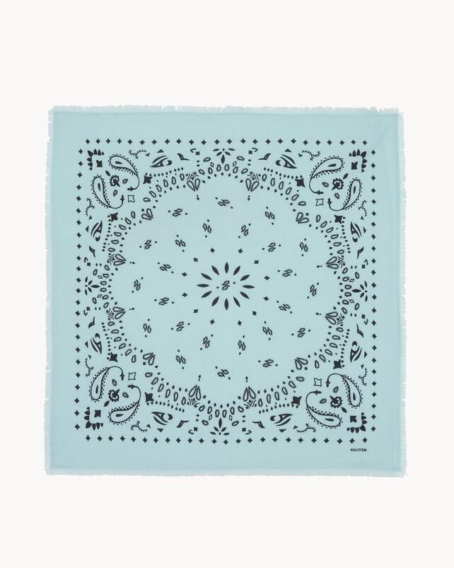 kujten Grand bandana hachiko Grand Bandana Cachemire Imprimé 2 fils