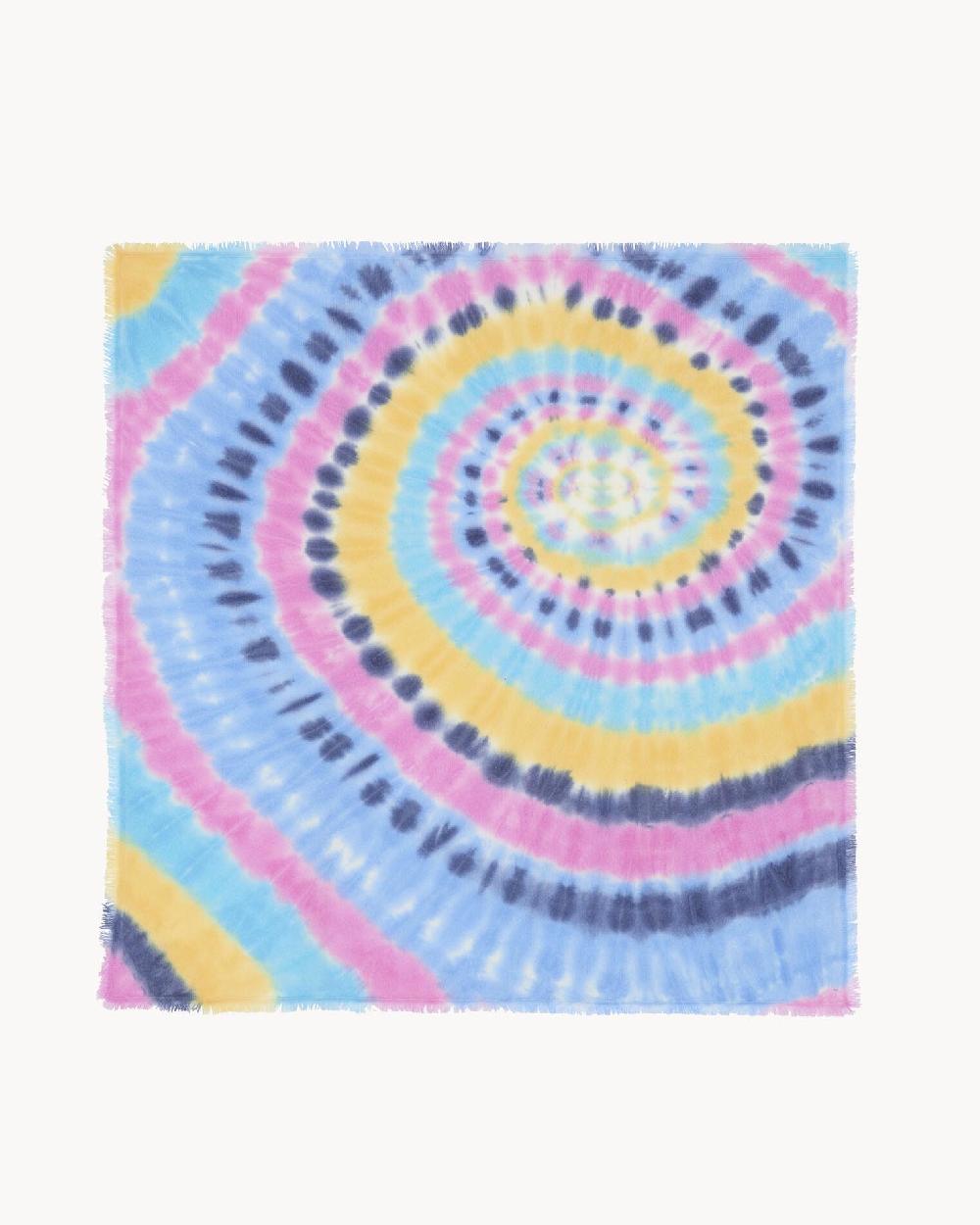 Kujten Grand Bandana Hachiko Sunny Grand Bandana Cachemire Tie & Dye 2 Fils