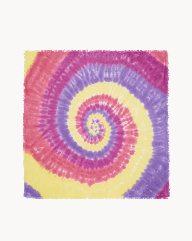 kujten Grand bandana hachiko sunny Grand bandana cachemire tie & dye 2 fils