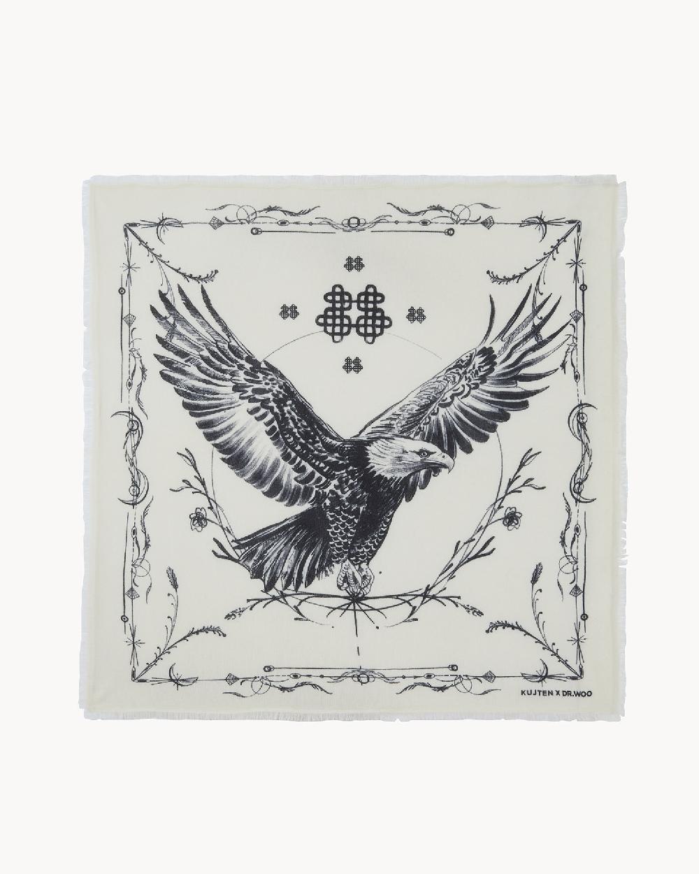 Kujten Grand Bandana Washi Grand Bandana Cachemire Imprimé 2 Fils