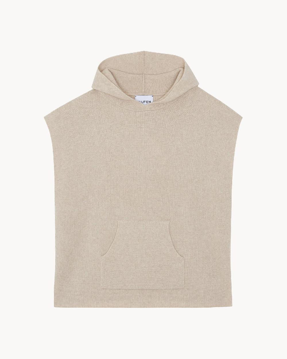 Kujten Hoodie Beck Hoodie Oversize Sans Manches Cachemire 4 Fils