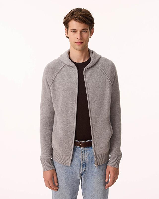 Kujten Hoodie Doudy Pull Hoodie Cachemire Homme 2 Fils