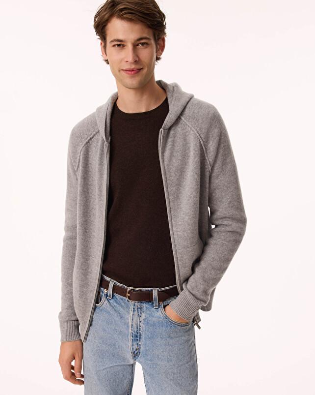 kujten Hoodie doudy Pull Hoodie Cachemire Homme 2 fils