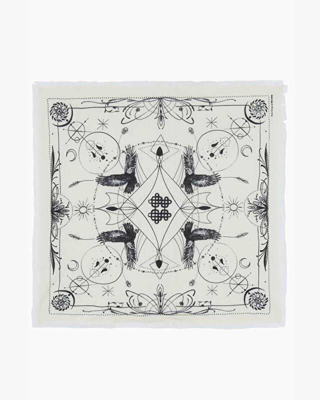 kujten Housse de coussin hoki Housse de coussin cachemire imprimé bandana 2 fils