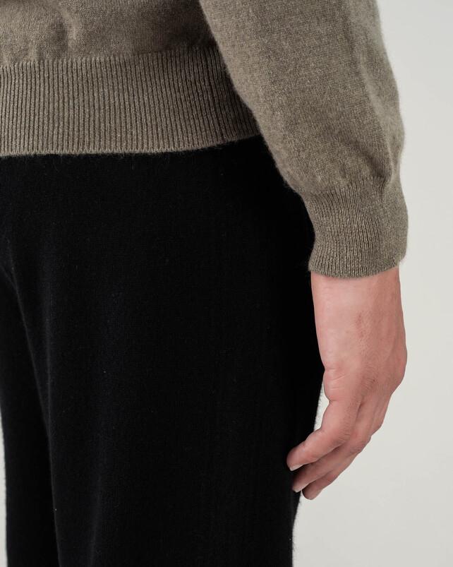 Kujten Jogging Jog Jogging Cachemire Homme Coupe Droite