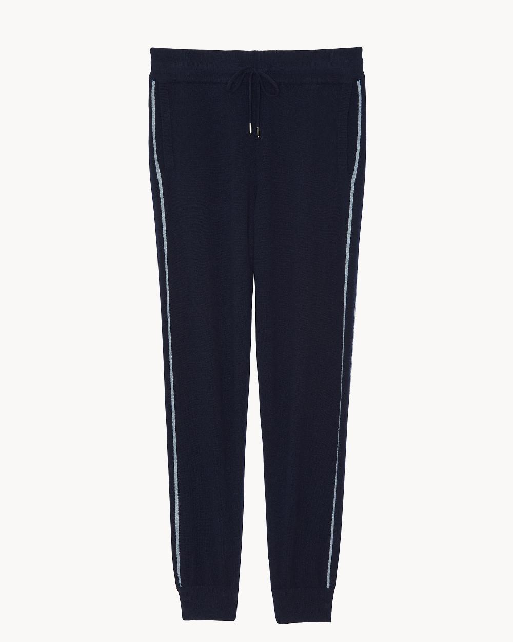 Kujten Jogging Jog Jogging Cachemire Homme Coupe Droite