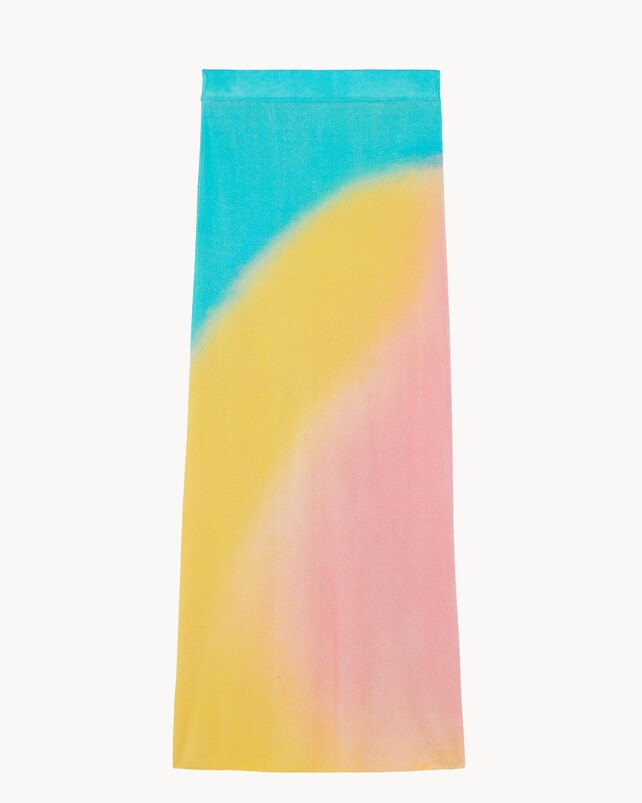 kujten Jupe kisar Jupe Longue Soie et Cachemire 1 fil