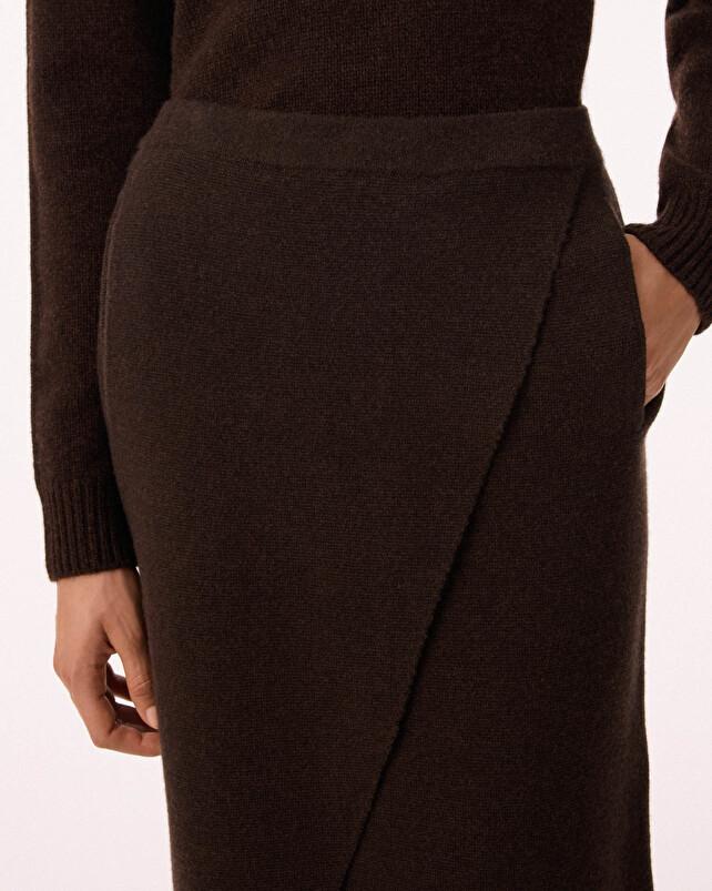 Kujten Jupe Solange Jupe Porte-Feuille Cachemire Milano 2 Fils