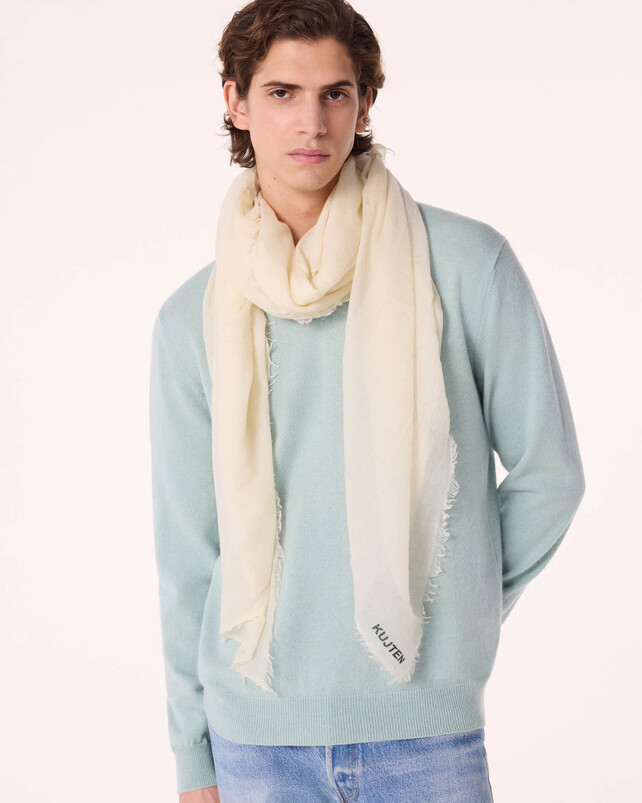 Kujten Bandana Effy Uni Bandana 100% Cachemire Uni