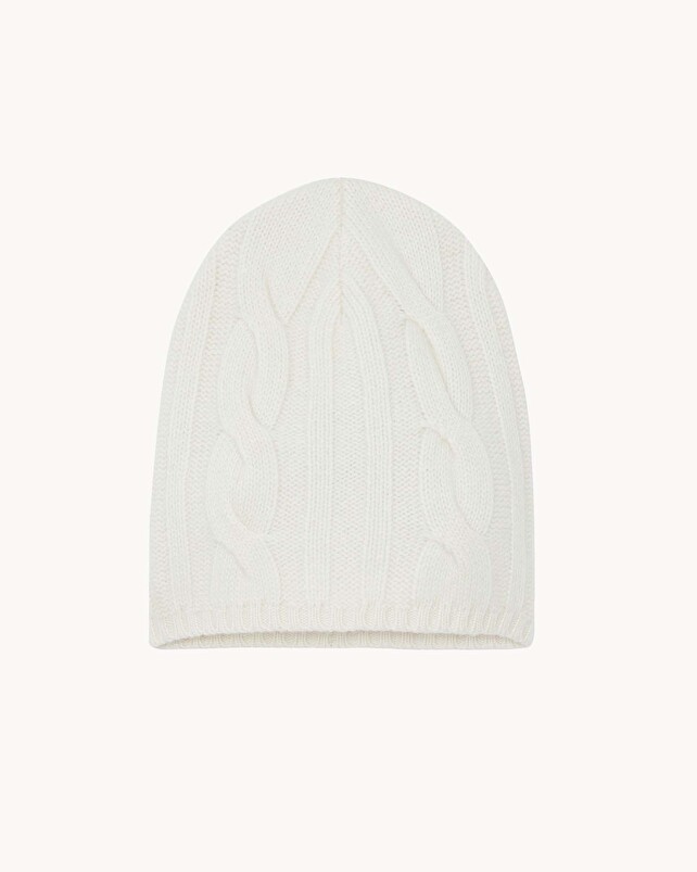 kujten Bonnet lona Bonnet cachemire uni torsadé